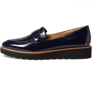 NATURALIZER Abiline Leather Slip On Loafer 6.5 Round Toe Office Light Comfort